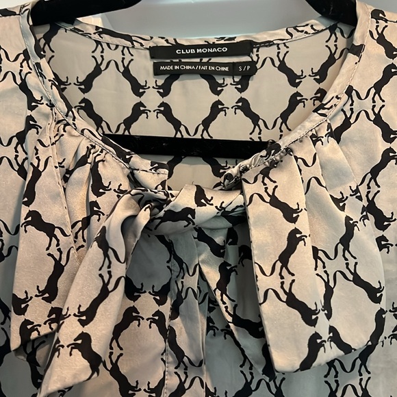 Club Monaco Silk Blouse - Picture 2 of 5